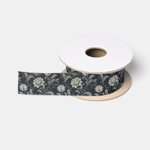 Gothic-Blumenmuster Satinband