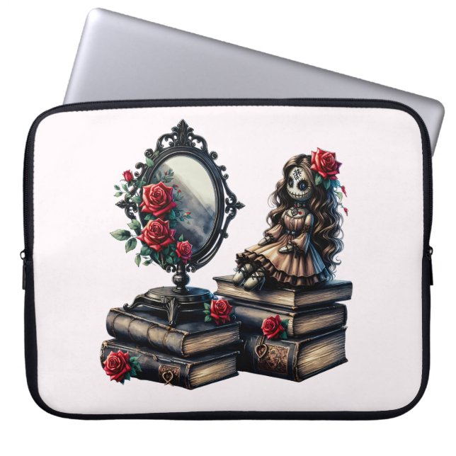 Gothic Books Laptop Bag Laptopschutzhülle (Vorderseite)