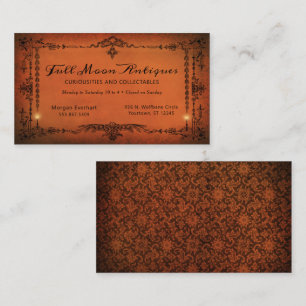 Gothic Border Vintage Viktorianisch Visitenkarte