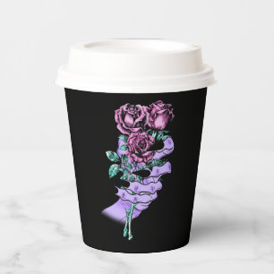 Gothic Bouquet Paper Cups Pappbecher