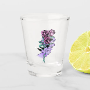Gothic Bouquet Shot Glass Schnapsglas