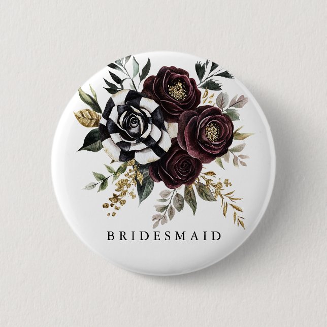 Gothic Brautjungfer Button (Vorderseite)
