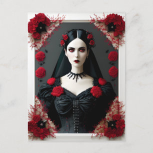 Gothic Bride Postkarte