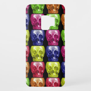Gothic Bright Colors Skulls Collage Halloween Case-Mate Samsung Galaxy S9 Hülle