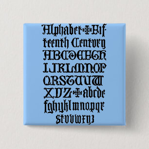 Gothic-Buchstaben-Schaltfläche Button