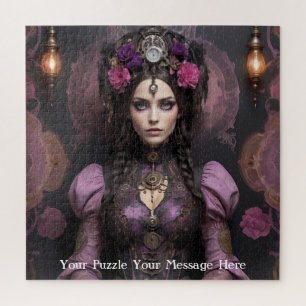Gothic Butterfly Empress Mauve Splendor Puzzle