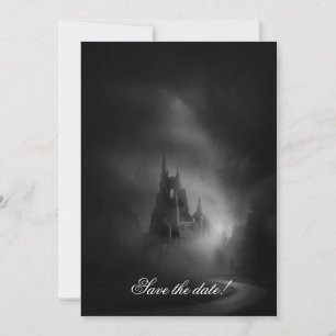 Gothic Castle Wedding Einladung