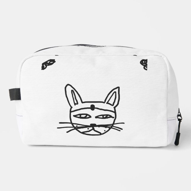 Gothic cat pencil bag waschbeutel (Vorderseite)