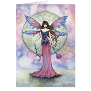 Gothic Celestial Fairy Card von Molly Harrison