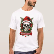 Gothic Cheer: Death Skull Frohe Weihnachten