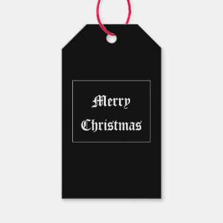 Gothic Christmas Gift Tag Geschenkanhänger