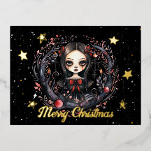 Gothic Christmas Girl
