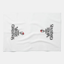 Gothic Christmas Kitchen Geschirrtuch