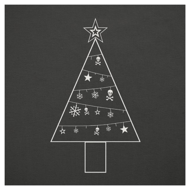 +{ Gothic Christmas Tree }+ Stoff (Muster)
