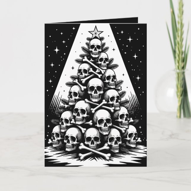 Gothic Christmas Tree V Karte (Vorderseite)