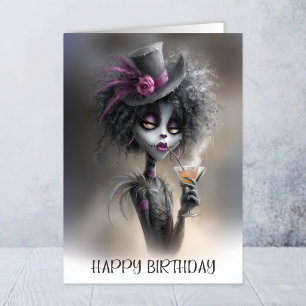 Gothic Clown Geburtstagskarte Karte