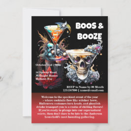 Gothic-Cocktails in der Happy Hour Einladung