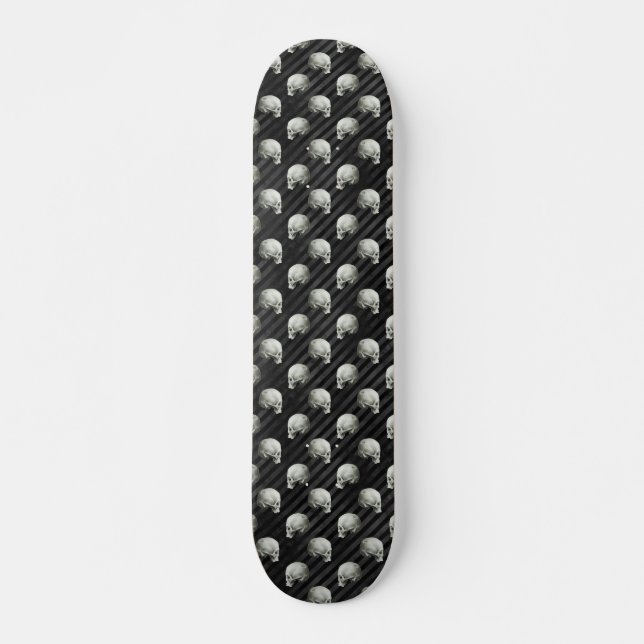 Gothic Copper Schädel 2 Skateboard (Vorne)
