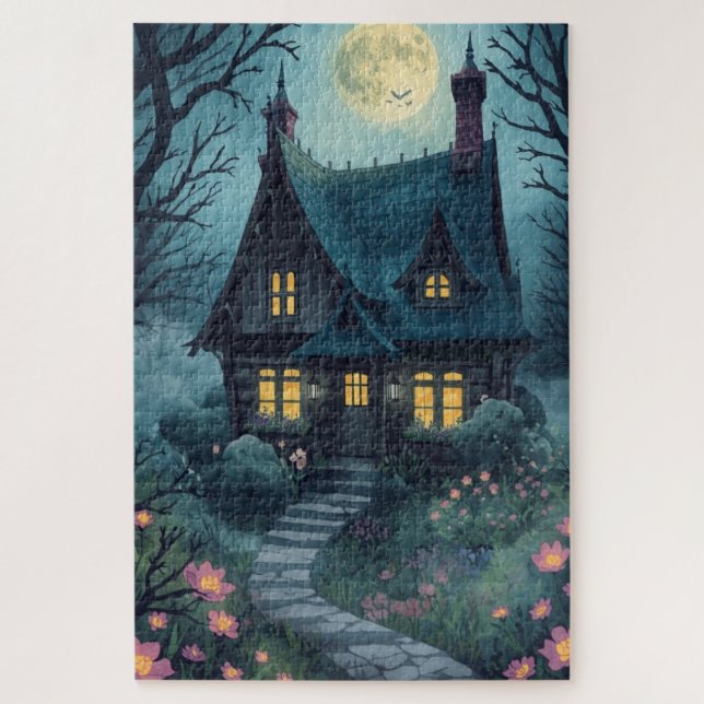 Gothic Cottagecore Fusion Jigsaw Puzzle (Vertikal)