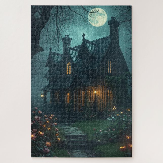 Gothic Cottagecore Fusion Jigsaw Puzzle (Vertikal)