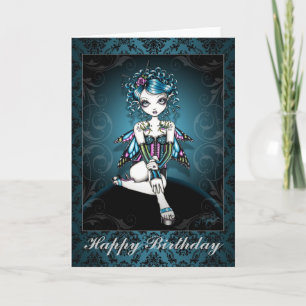Gothic Couture Swallow Fairy Card Karte