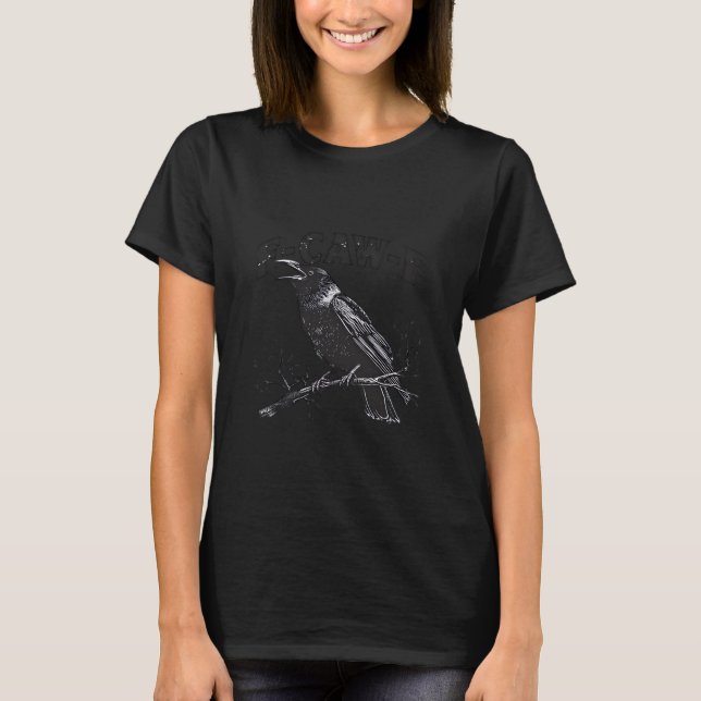 Gothic Crow Humor F-Caw-F Funny Essential T-Shirt (Vorderseite)