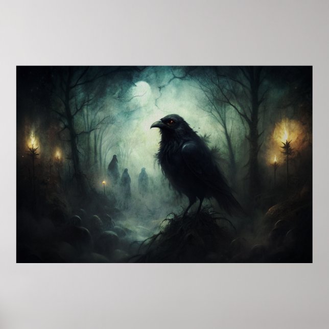 Gothic Crows Poster (Vorne)