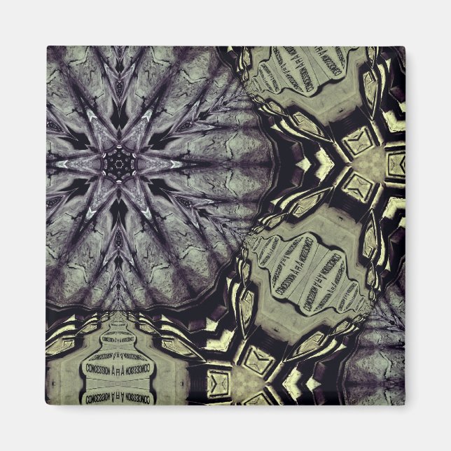 Gothic crypt mandala magnet (Vorne)