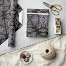 Gothic Damask Lavender Sage Fern Muster Craft