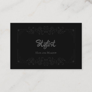 Gothic Damask Stylist Visitenkarte