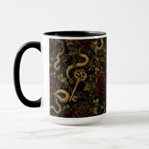 Gothic Dark Academia Rose Morning Coffee Tasse Ges