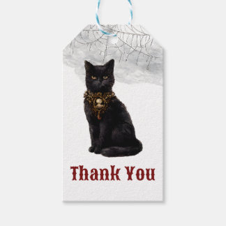 Gothic Dark Academia Schwarze Katze Spinnennetz Da Geschenkanhänger