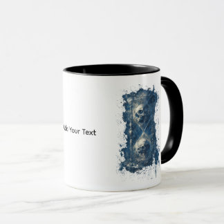 Gothic Dark Art Schädel-Stundenglas-Tasse Tasse