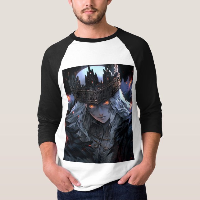 Gothic Dark Fantasy Anime T - Shirt (Vorderseite)