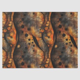 Gothic Dark Gefühl Black Yellow Seidenpapier