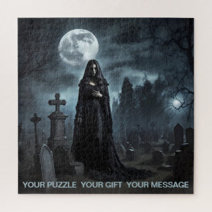 Gothic Dark Graveyard Puzzle
