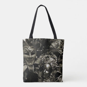 Gothic Dark Masquerade Masken Schwarz und Weiß
