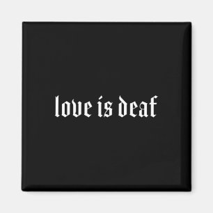 Gothic Deaf ASL Hand Gesture Deaf Hörverlust Awa Magnet