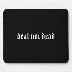 Gothic Deaf ASL Hand Gesture Deaf Hörverlust Awa Mousepad