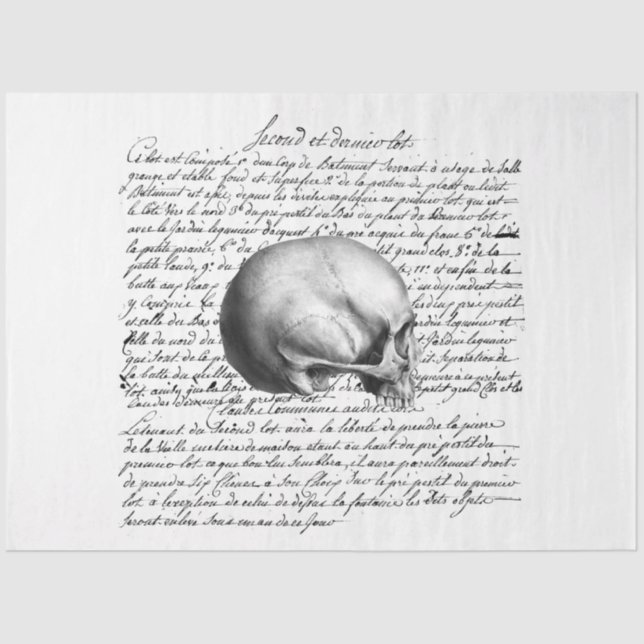 Gothic Debutante Serie Design 5 Seidenpapier (Vorderseite)