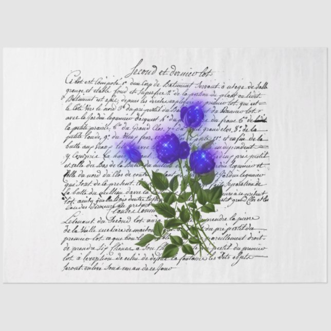 Gothic Debutante Serie Design 7 Seidenpapier (Vorderseite)