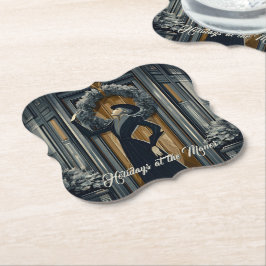 Gothic Deco | Dark Academia Kranz Untersetzer