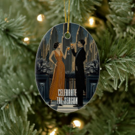 Gothic Deco | Skyline Toast Keramik Ornament