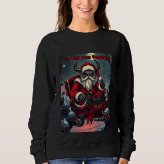 Gothic Demon Weihnachtsmann Fröhliche Dunkle Weihn Sweatshirt