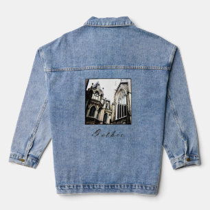 'Gothic' Denim Jacket Jeansjacke