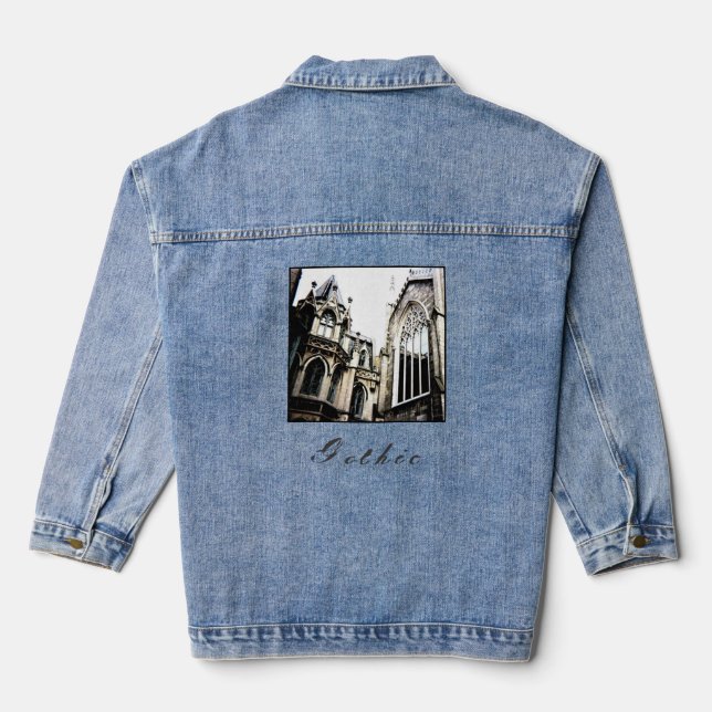 'Gothic' Denim Jacket Jeansjacke (Rückseite)