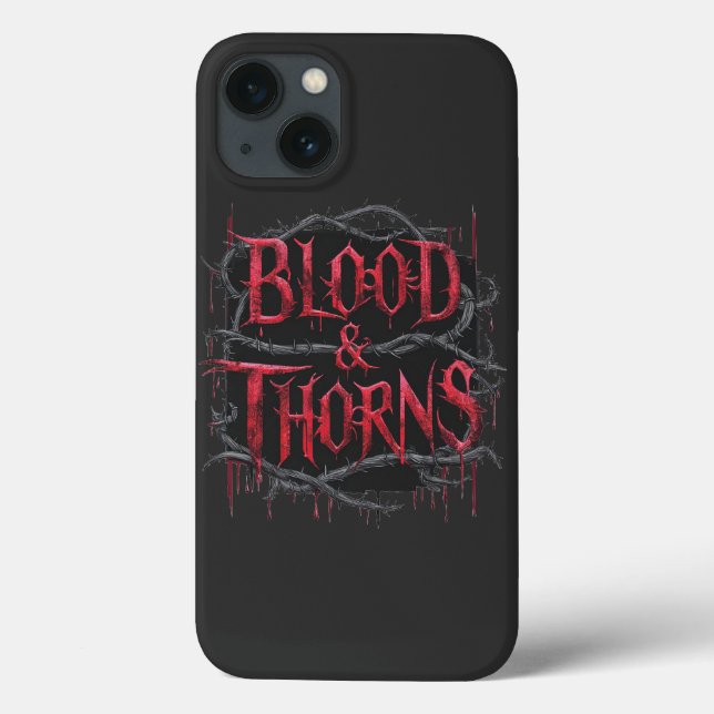 Gothic Design Blood & Thorns - Dunkel und Edgy Case-Mate iPhone Hülle (Rückseite)