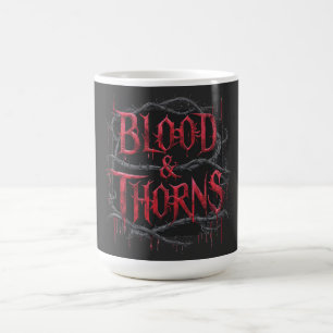 Gothic Design Blood & Thorns - Dunkel und Edgy Kaffeetasse
