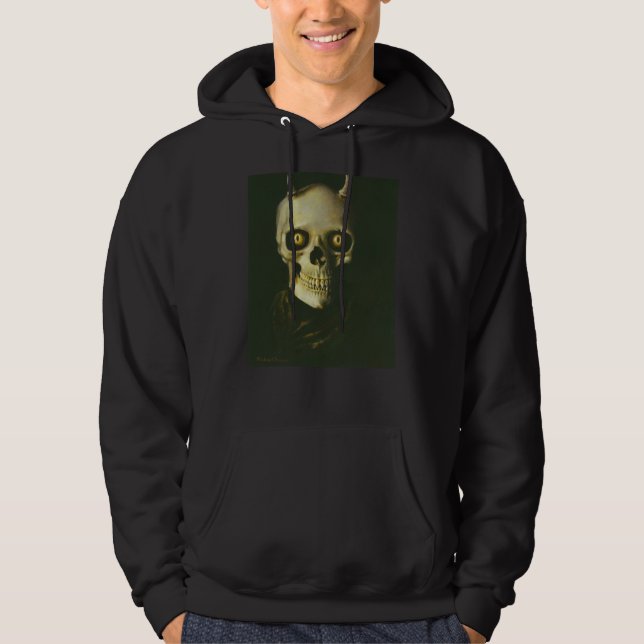 Gothic Devil Skull Hoodie (Vorderseite)