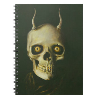 Gothic Devil Skull-Notebook Notizblock